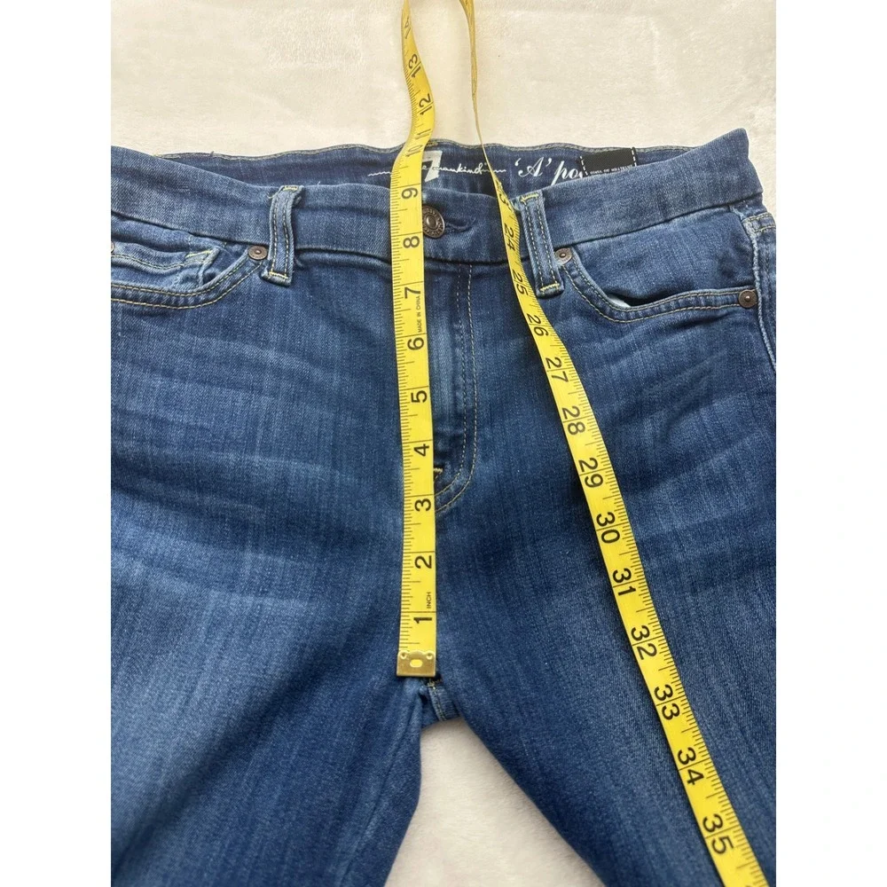 7 For All Mankind A Pocket Jeans Women 28 Dark Wash Bootcut Stretch Denim